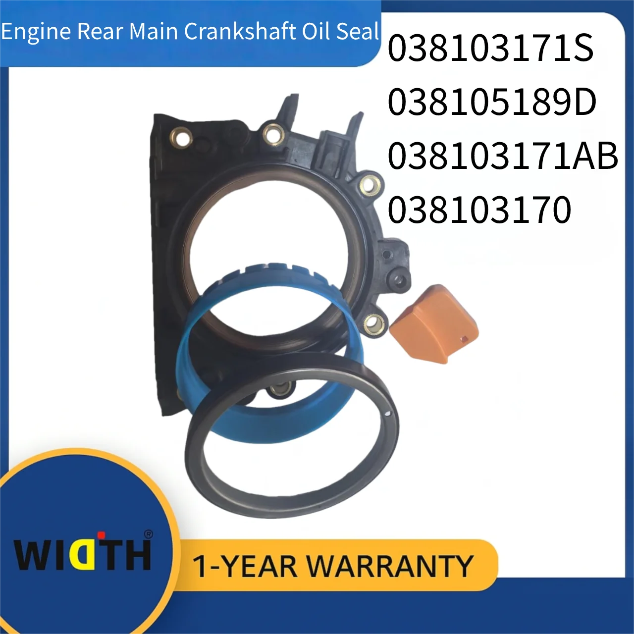 

038103171S 038105189D 038103171AB 038103170 Rear Main Crankshaft Oil Seal for VW Golf Caddy Touran Passat Audi A3 A6 2004-2010