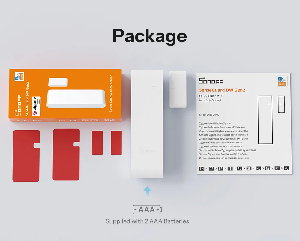 SONOFF SNZB-04PR2 SenseGuard DW Gen2 Smart Zigbee 3.0 Tür-/Fenstersensor Horizontale und Vertikale Montage Kompatibel mit Zigbee Hub – Detail 15