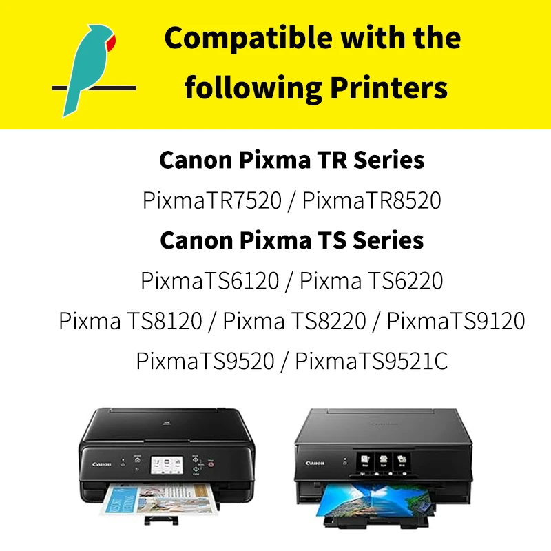 Ink Cartridge Replacement for Canon 280XXL 281XXL PGI280 CLI281 Compatible TR7520 TR8520 TR8620a TS9120 6120 6220 8120 8220 6pcs