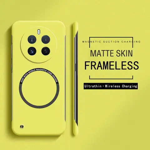 Ultra Thin Frameless Enhance PC Phone Case For Magic 7 6 Pro Lite Honor X9A X9B X9C X7C Magnetic Candy Color Protect Back Cover