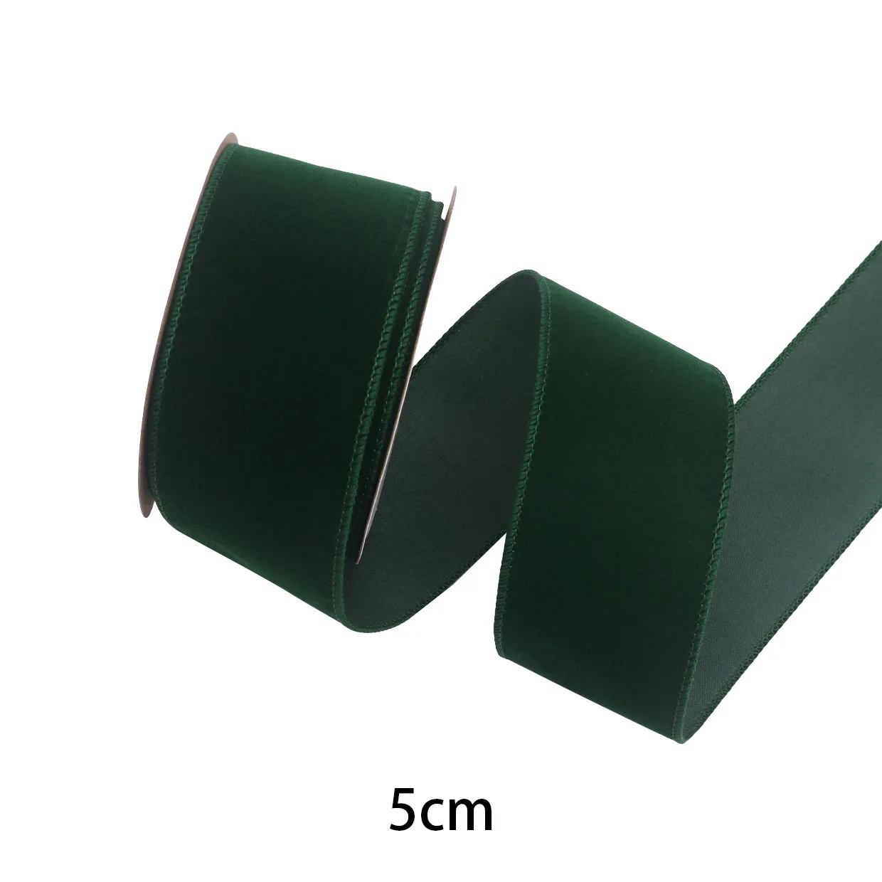 10 Yards Christmas Velvet Ribbon With Silk Edge DIY Bow Hairband Garment Accessories Headwear Decor Craft Supplies