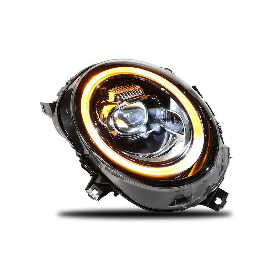 Headlight Assembly for BMW MINI 2014-2022 Modification F55 F56 F57 LED Steering Start Colorful Headlamp Assembly