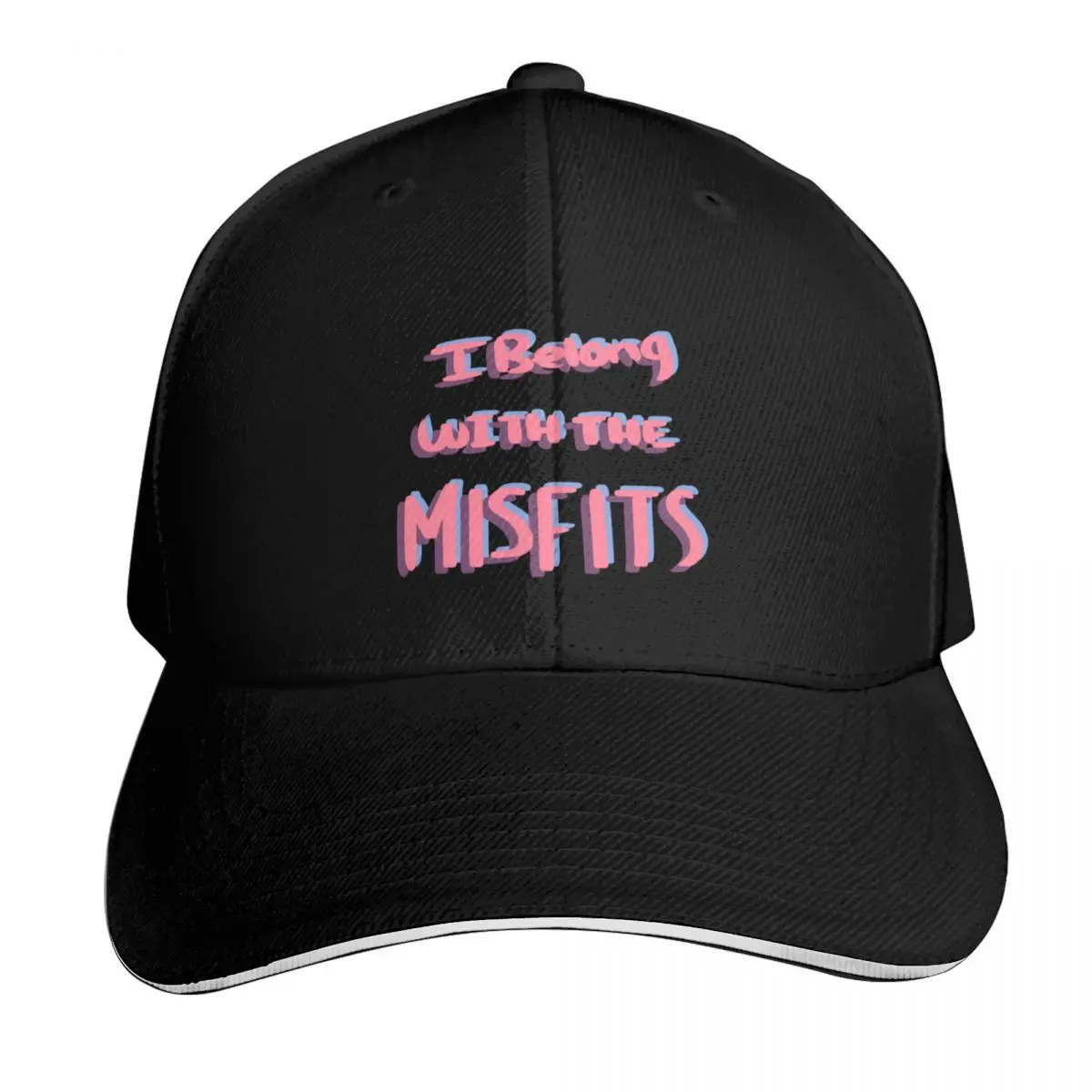 Casquette de baseball I Belong with the Misfits, casquette tactique militaire, chapeau de rugby, casquette de baseball, chapeaux pour femmes et hommes