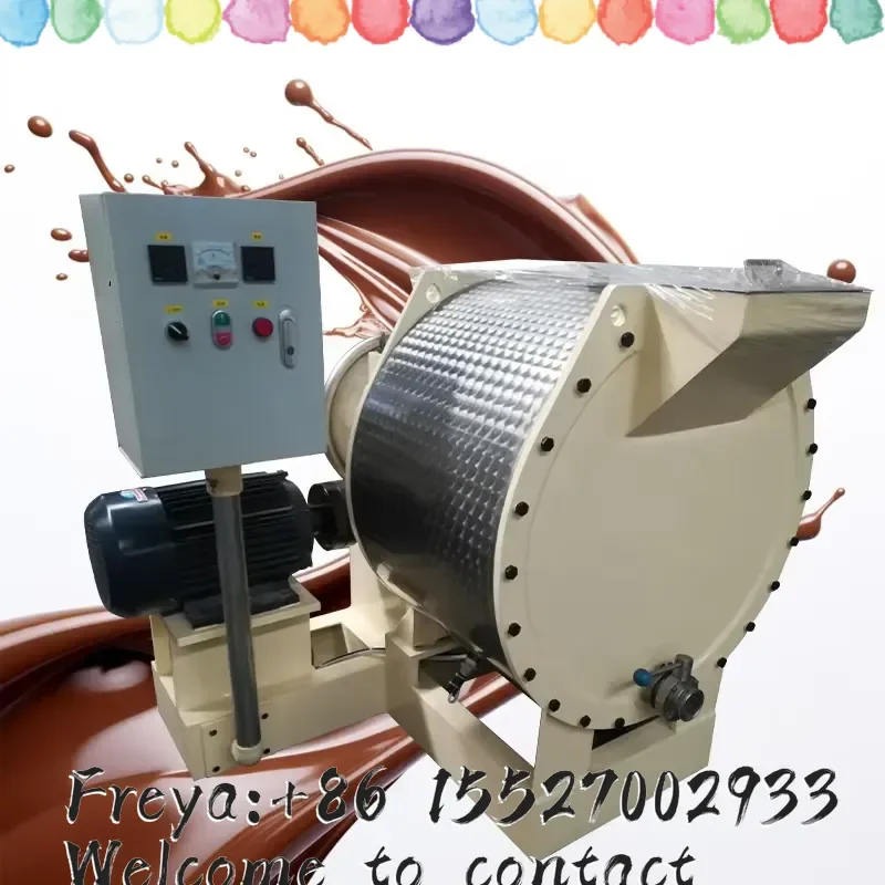 Compact New Condition Chocolate Melanger Machine for Nut Butters & Research Lab Versatile for Flour Mill Applications
