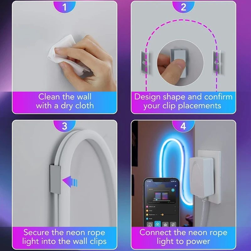 RGBIC شريط إضاءة النيون الملونة 5 فولت USB النيون LED قطاع بلوتوث APP الموسيقى مزامنة سيليكون النيون حبل ضوء لغرفة ديكور احتفالي