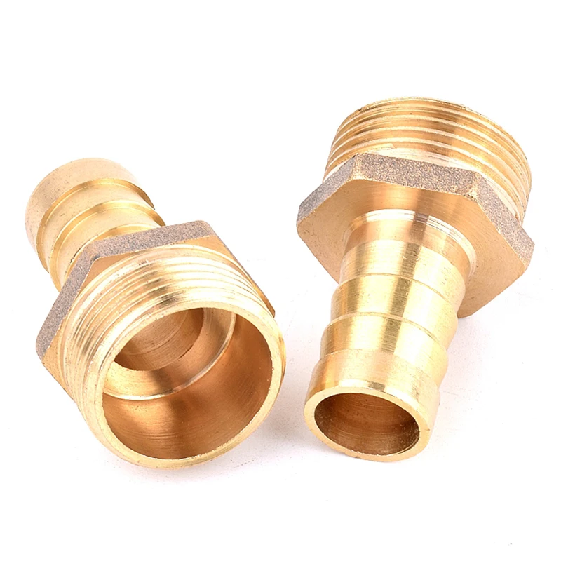 Conector de cobre 8mm ~ 32mm, rosca macho de 3/4 ", pagode, mangueira de latão, acessórios de irrigação, bomba de água, adaptador de acoplador de cobre