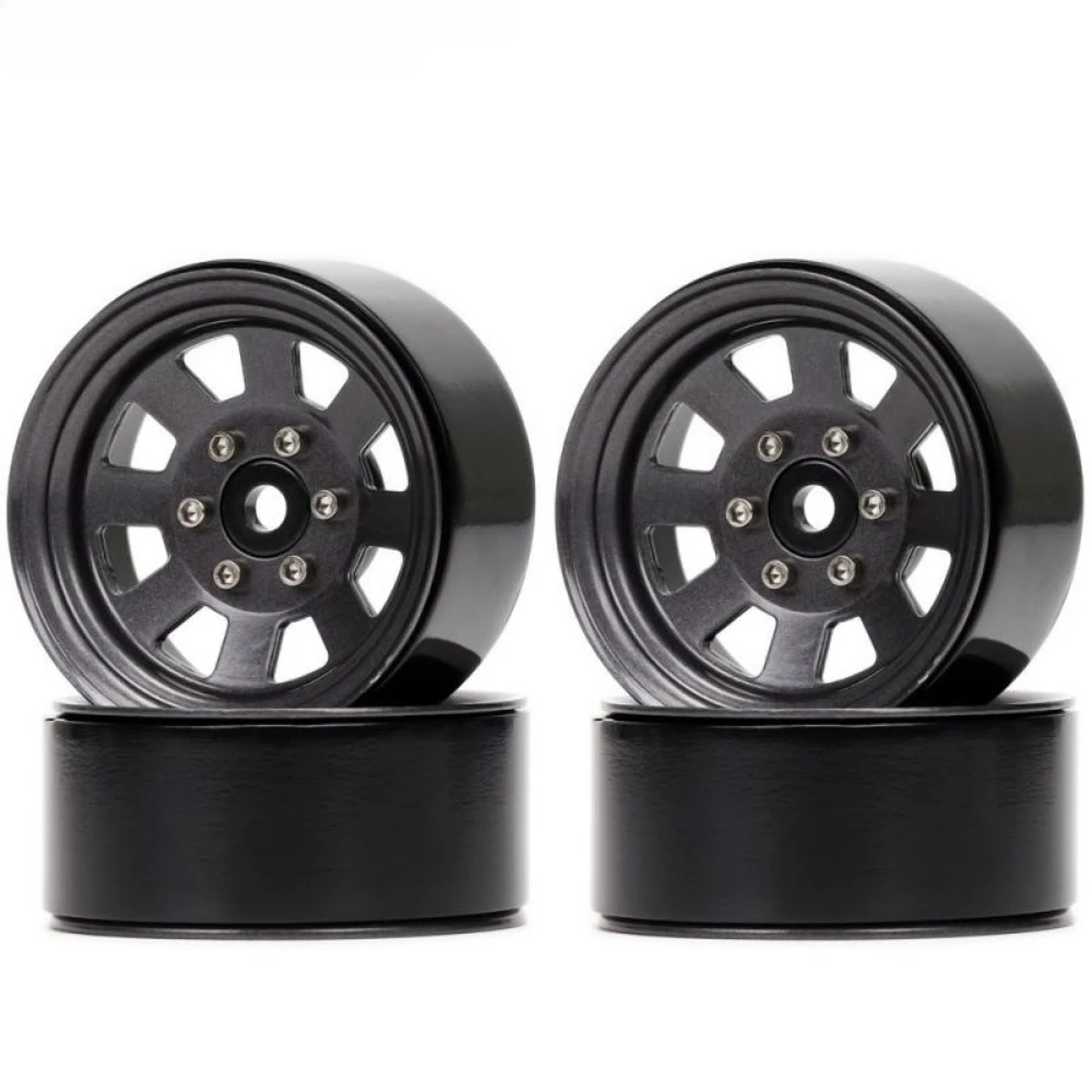 4 قطعة 1.9 بوصة 8-تكلم عجلات معدنية محور ل 1/10 RC الزاحف سيارة Traxxas TRX4 المدافع SCX10 RC4WD D90 رانجلر ترقية أجزاء