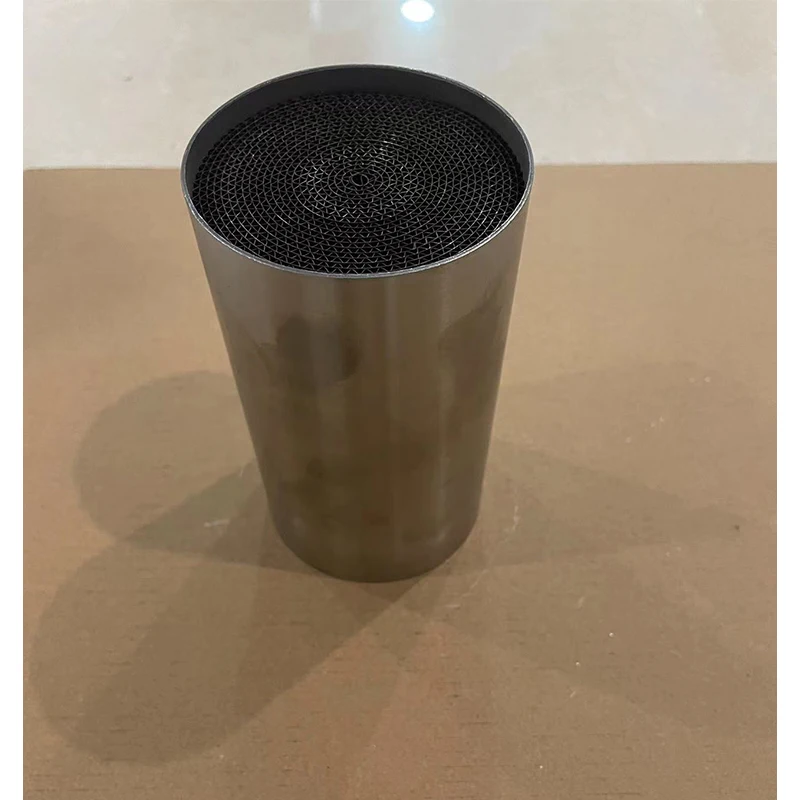 Universal Metal muffler 400Cell No Standard 76x130 Mm Size for Performance Exhaust Systems