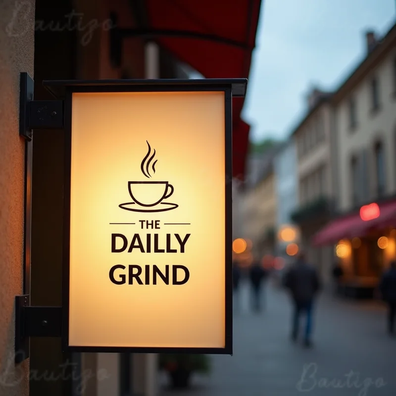 Custom Waterproof LED Light Box for Outdoor Business Signage Durable Acrylic Double Sided Storefront Sign