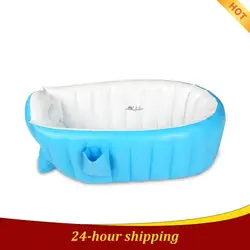 Inflatable Baby Bathtub, Baby Girl Bath Tub, Travel Bath Tub with Bath Toy Organizer, Foldable Baby Bathtub, Infant Bathtub