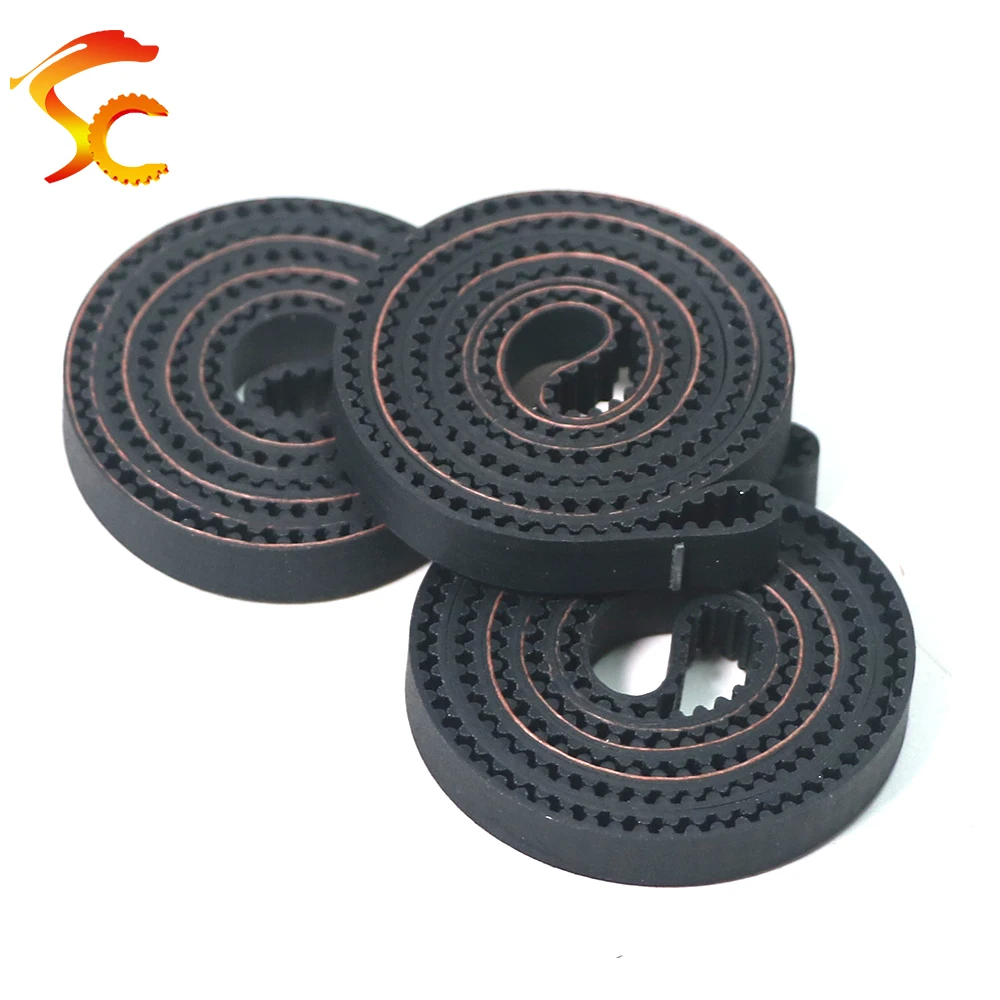 2GT/2M-782-6/10mm closed loop rubber belt 2GT/2M-782-6/10mm timing belt Teeth 391 Length 782mm width10/6mm for 3D printer