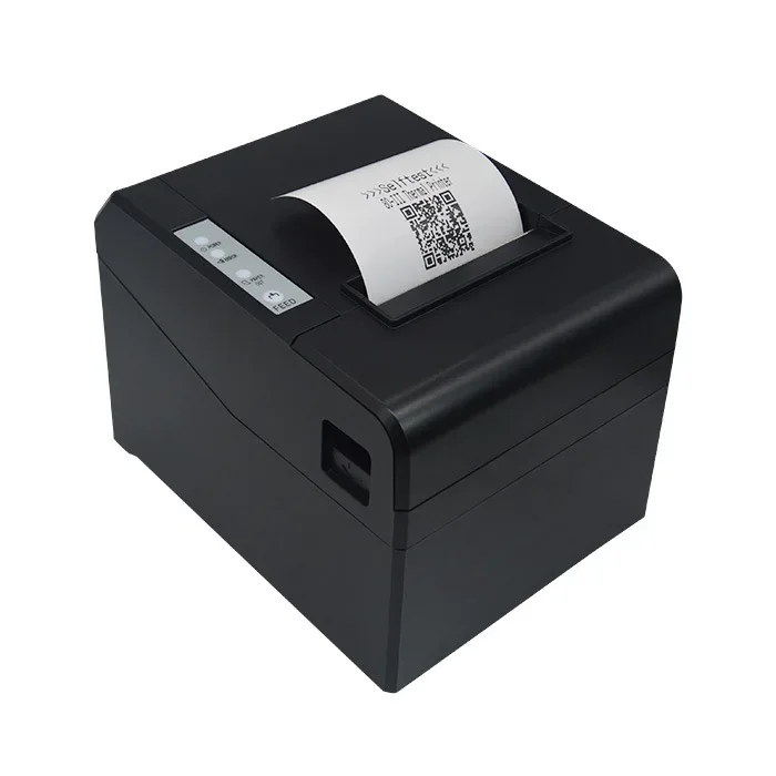 2025 New Supermarket Retail Catering Kitchen Cashier USB Bluetooth 80mm Thermal Receipt Printer With Auto Cutter 260mm/s