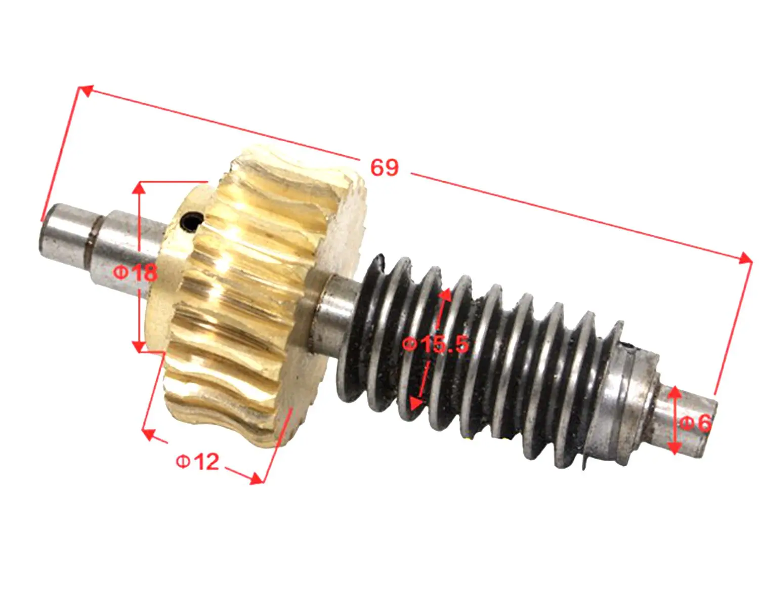 Worm Gear Repair Spare Part For CG1-30 CG1-100 CG1 30 100 G02 G03 HuaWei Flame Cutting Machine Semi-automatic Gas Cutter
