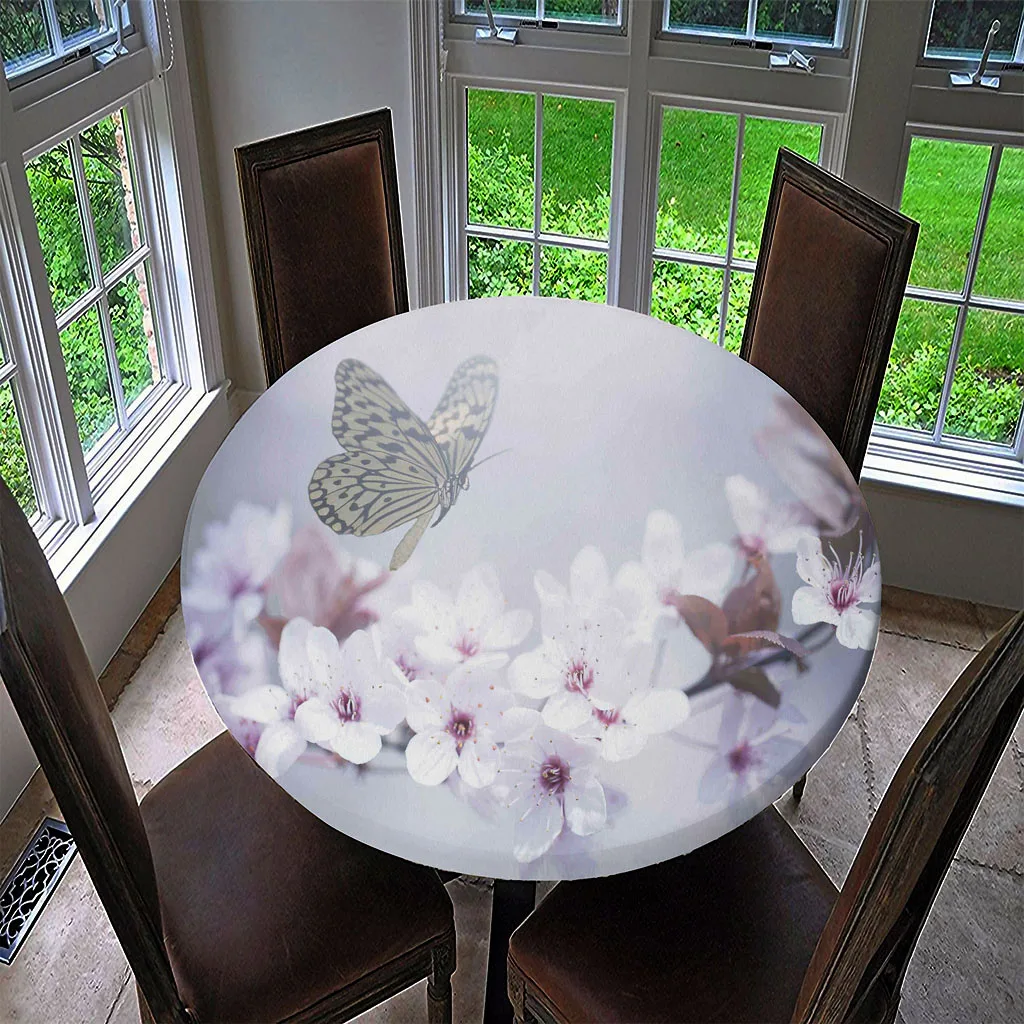 Digital Printing Tablecloth Birthday Accessory Supplies 140x140cm / 55x55Inch