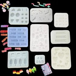 DIY Ribbon Lollipop Skull Web Silicone Mold Epoxy Resin Mold Jewelry Tool Jewelry Accessories
