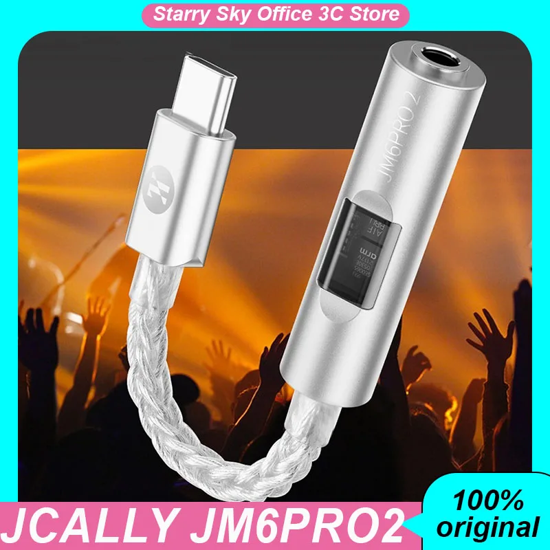 

JCALLY JM6PRO2 декодирование усилитель для наушников декодирование маленький хвост CX31993 чип HIFI лихорадка гарнитуры MAX97220 ушной усилитель