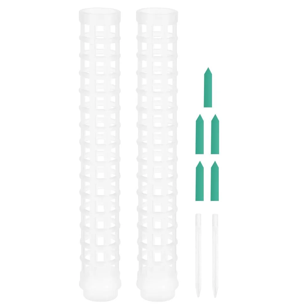 Lightweight Plastic Moss Pole for Climbing Plants White Support Stakes for Monstera For Indoor Outdoor Garden Setup