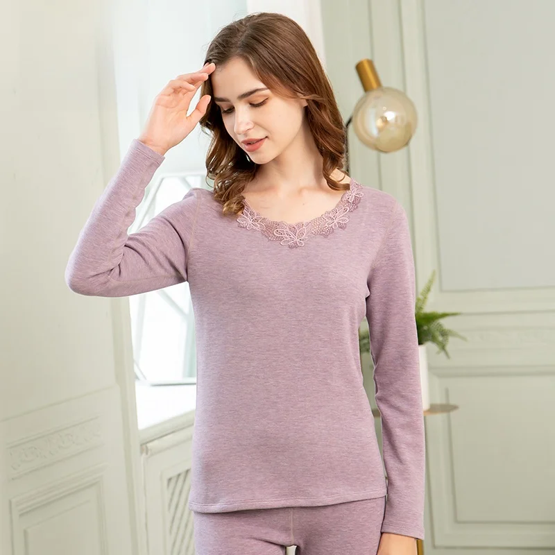 ouleya-2023-autumn-thiened-warmth-women's-underwear-set-lace-double-sided-fce-base-layer-thermal-clothes-innerwear
