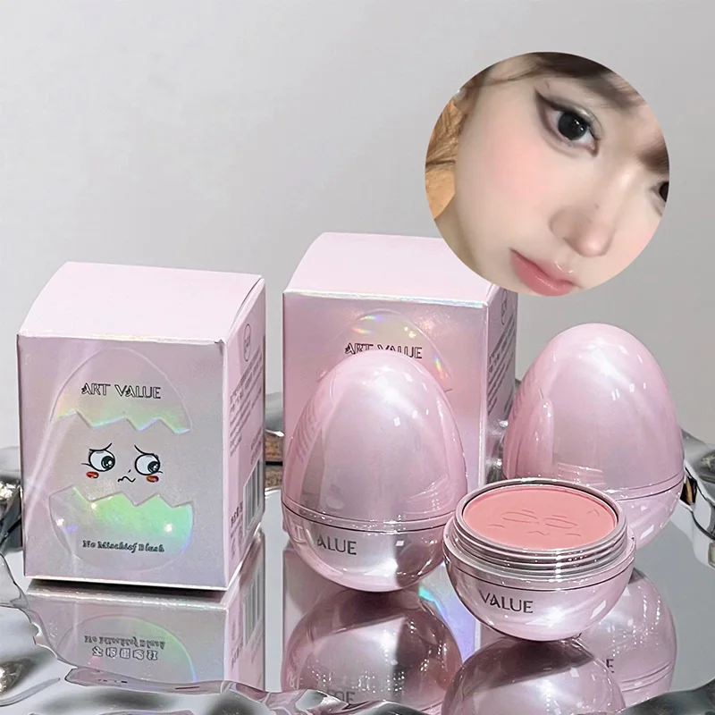 Blush No-Mischief - Uovo per trucco solido multifunzionale per tinta grigio-rosa a bassa saturazione con finitura impeccabile