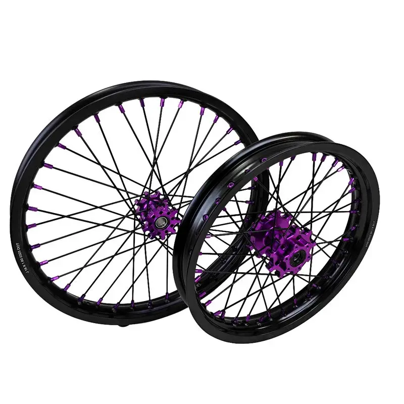 

Hot selling:Fit Light Bee X 2019-2025 Wheel Set Front 1.6*19 Rer 1.85*16 Wheels Rims Set Electric Dirt Bike Wheels