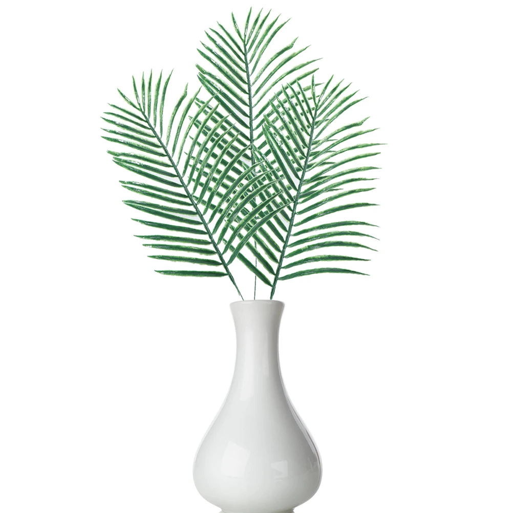 

8 pcs 1 Bag Scattered Palm Leaves Props Fake Leaves For Jungle Theme Party Decorations Diy Household Decor Plastic Greenery