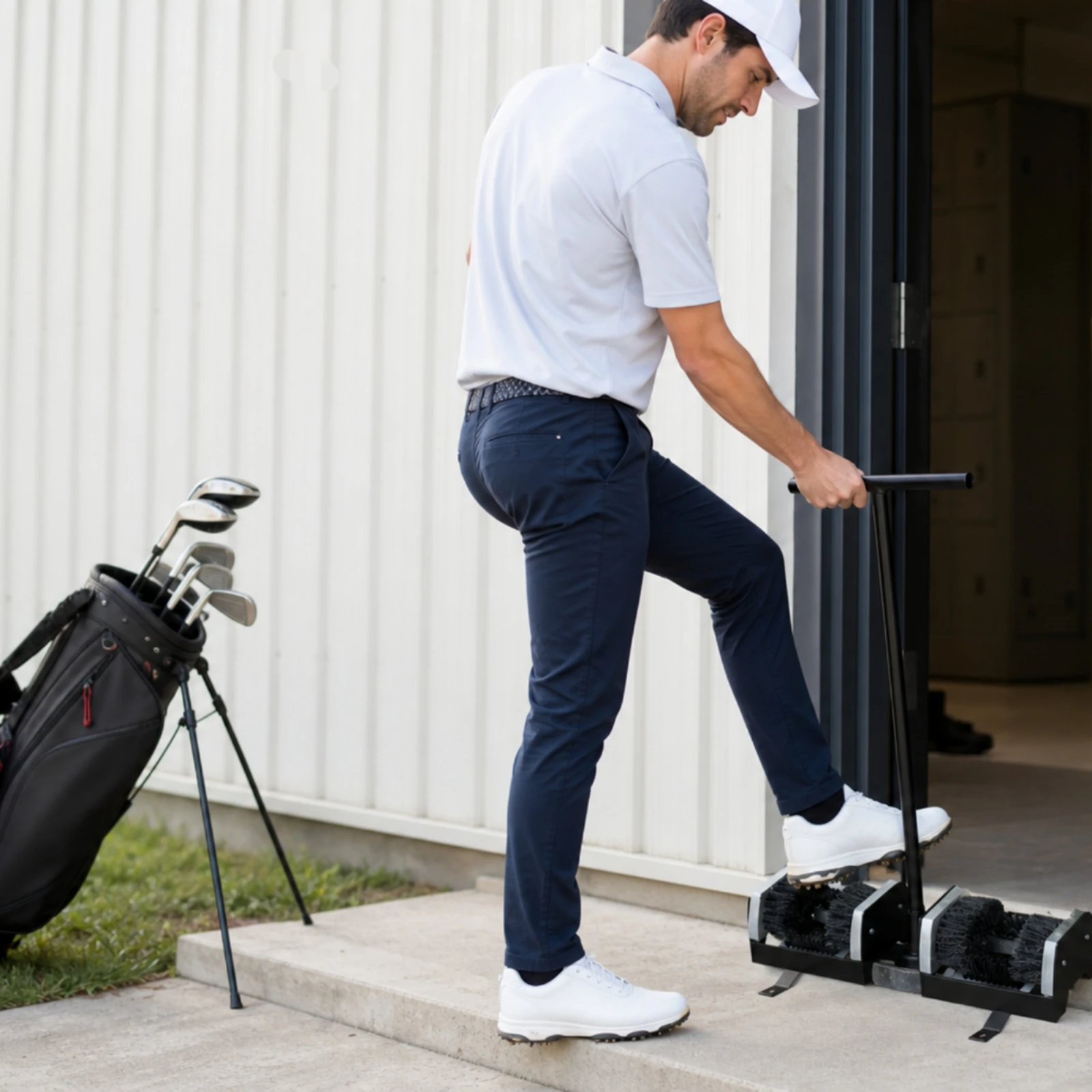 Heavy Duty Golf Brush with Sta - Shoe Cleaning Brush review and price