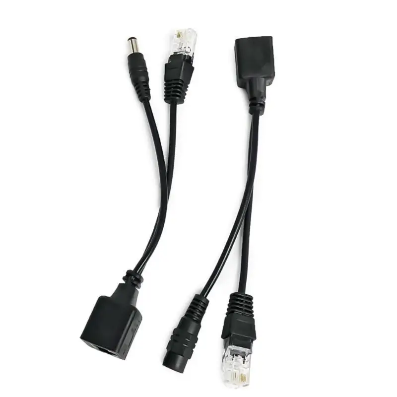 652F Passive PoE Injector and Splitter for Short Distance Power Over Ethernet Applications Networks Accessories