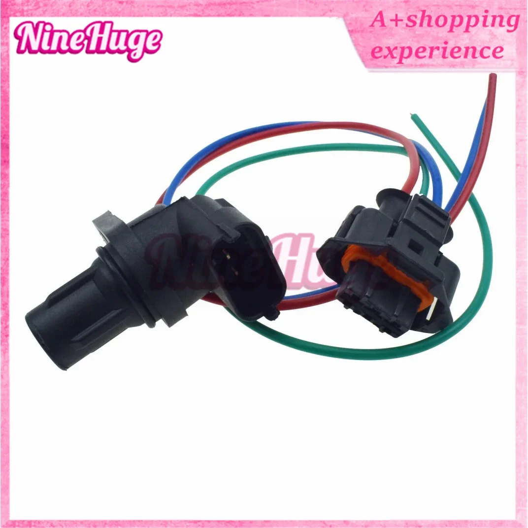 New Camshaft Position Sensor & Connector Plug Harness 0232103114 2729050043 for Mercedes-Benz C CL CLK CLS E G GL GLK ML R S SLK