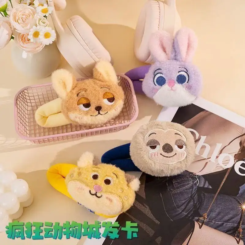 

New Cute Cartoon Zootopia Series Plush Hair Clips BB Clips Girls Hair Accessories Hairpins Hair Clips for Women Hair Ornaments