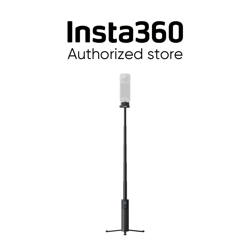 Insta360 Foldable 2-in-1 Selfie Stick Remote Kit (1/4" Mount), Compatibility Insta360 X4