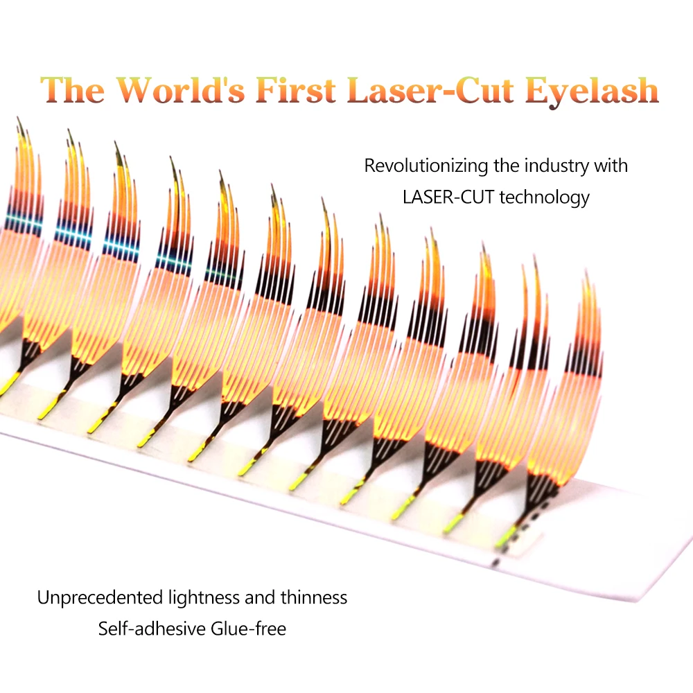 Extensión de pestañas de aguja de cómic de moda, Manga holográfica, pestañas postizas, oropel brillante, cómic, Anime, pestañas de aguja, maquillaje para fiesta de Navidad