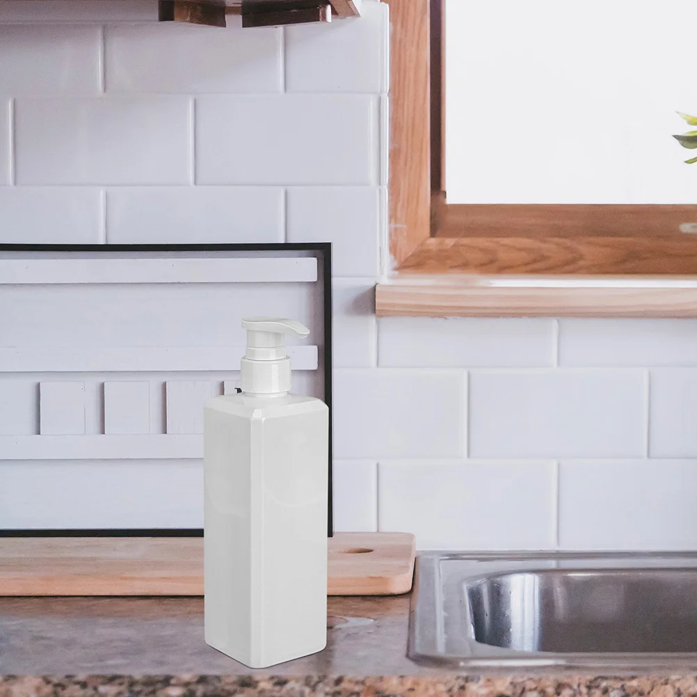 

Shower Dispenser Square Sub Bottle For Shampoo Bottle Soap Pump Travel Shampoo Refillable Plastic Home Sink Storage
