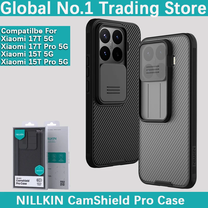 

NILLKIN For Xiaomi 17T Pro/Mi 15T Pro MI17T PRO CamShield Pro Case Anti fall airbag phone case sliding window protection cover