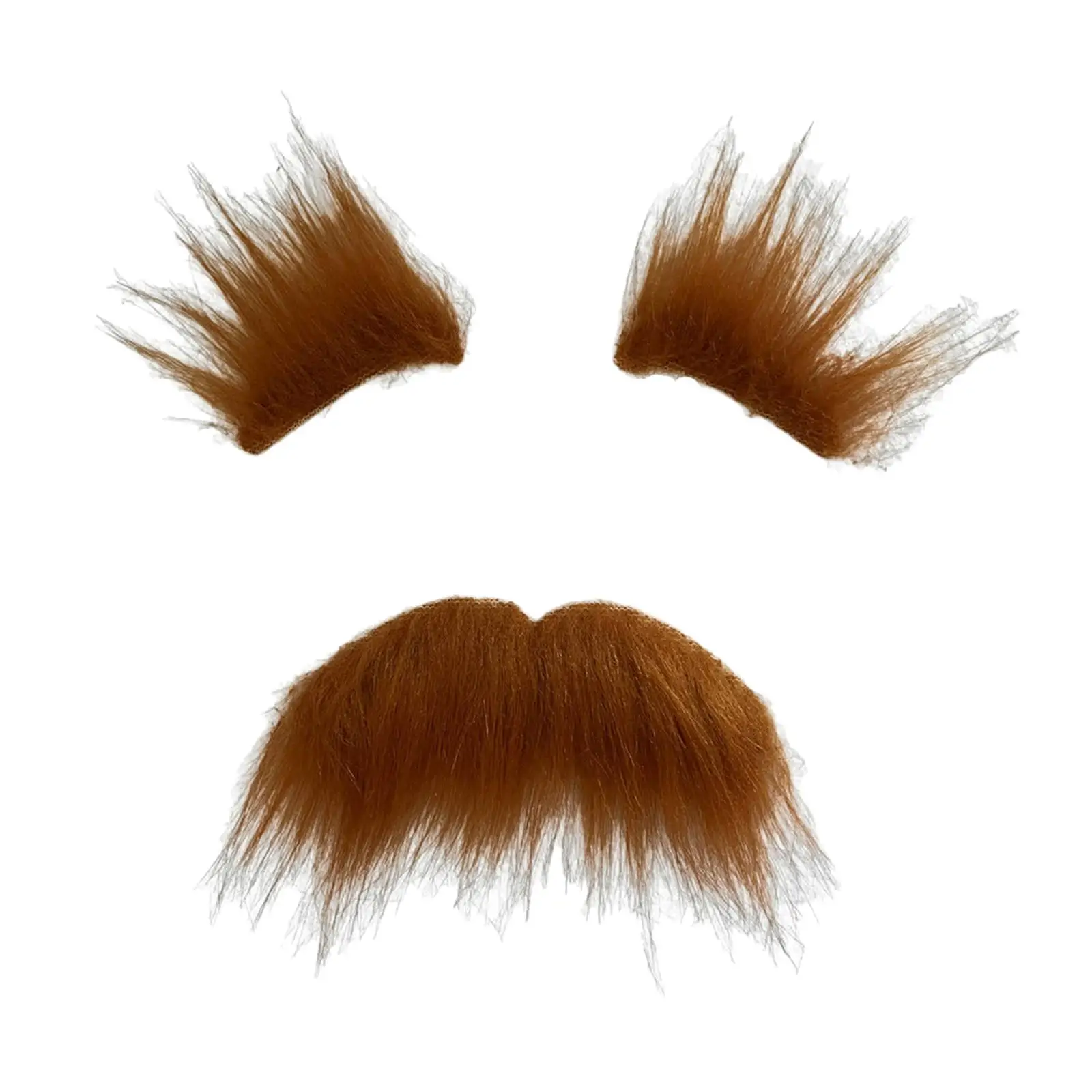 

Fake Mustache and Eyebrows, Fake Eyebrows Beard, Funny, Novelty ,Facial Hair Halloween Beard Kit for Masquerade Halloween