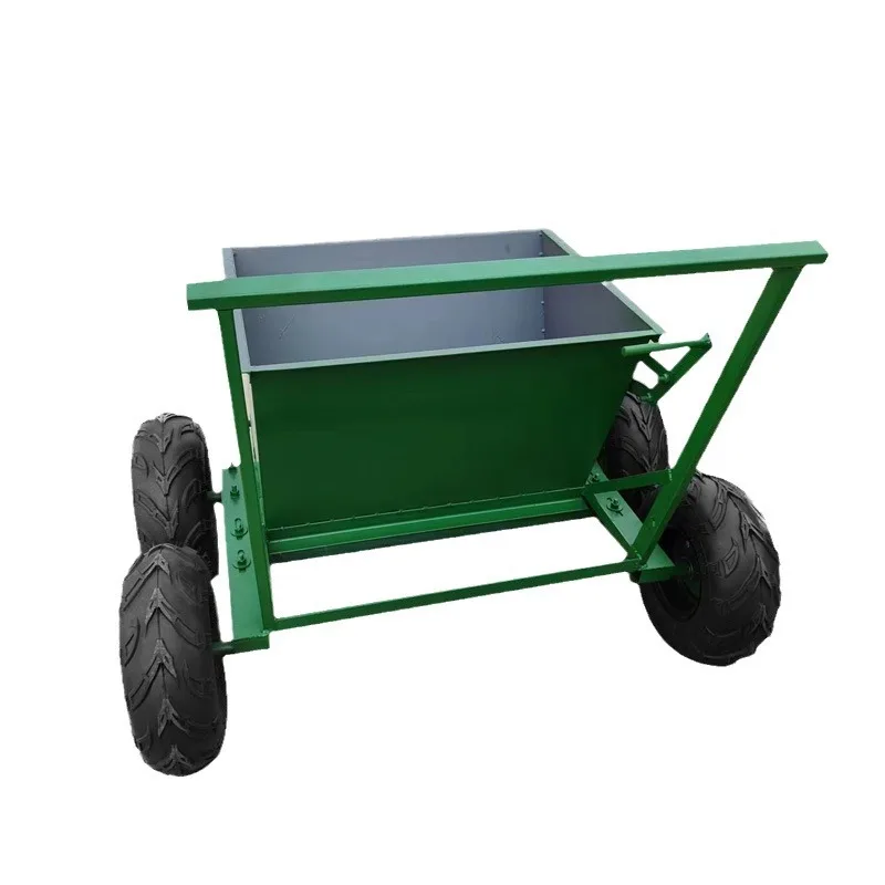 Hand-pushed sand filling truck, artificial turf court filled with quartz sand