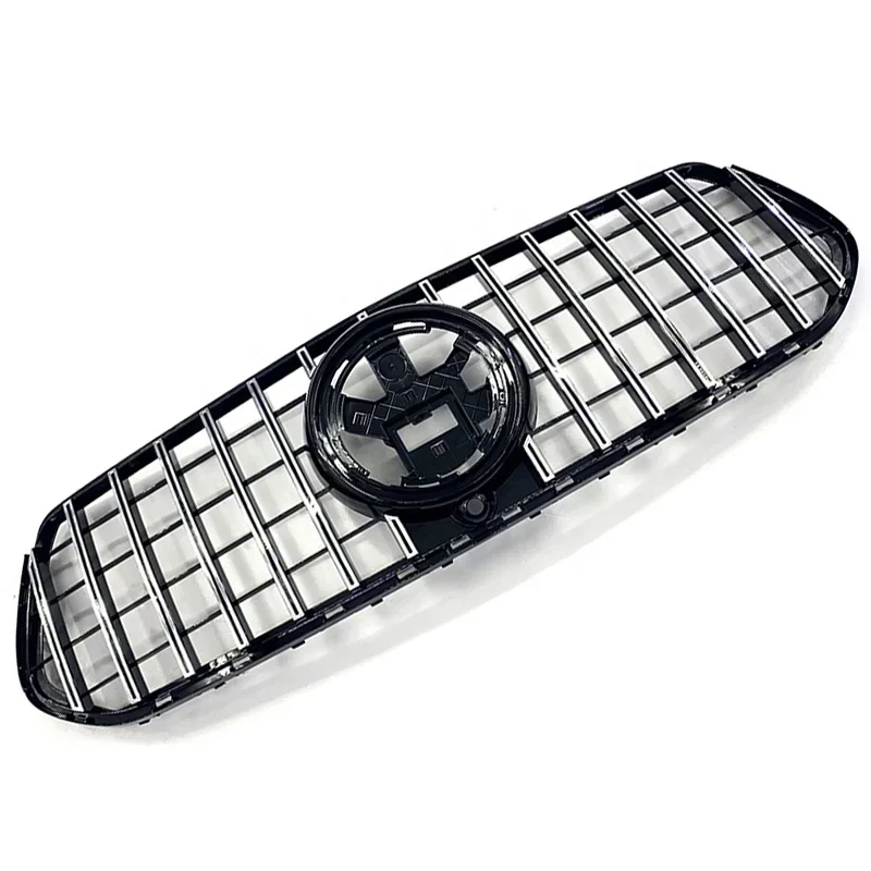

W167 GT Style Silver Color Front Grille Fit for s GLE Class GLE350 Sport Luxury Model Year 2020-2022