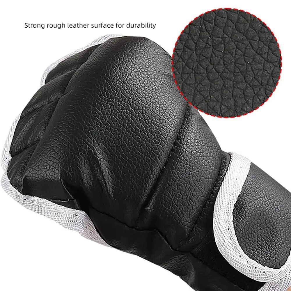 

Accessories Unisex Taekwondo Gloves Adjustable Breathable Muay Thai Sandbag Gloves Durable Half Mitts