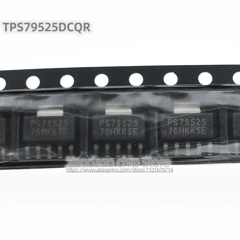 5pcs/lot TPS79525DCQR TPS79525DCQ PS79525 SOT223-6 package Original genuine Voltage regulator chip