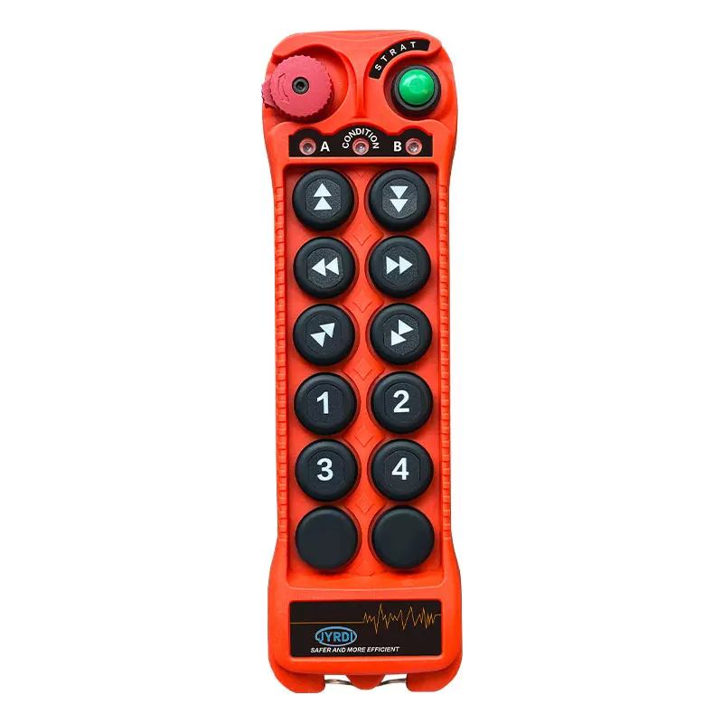 New Q1010 10 buttons double speed Industrial Wireless Radio Crane Remote Control switches winches Hoist track Crane Lift Control