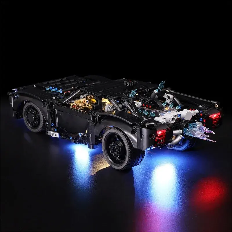 DIY LED Light Kit For LEGO 42127 Super Speed Race Speed Car (Only LED Light,Without Blocks Model)