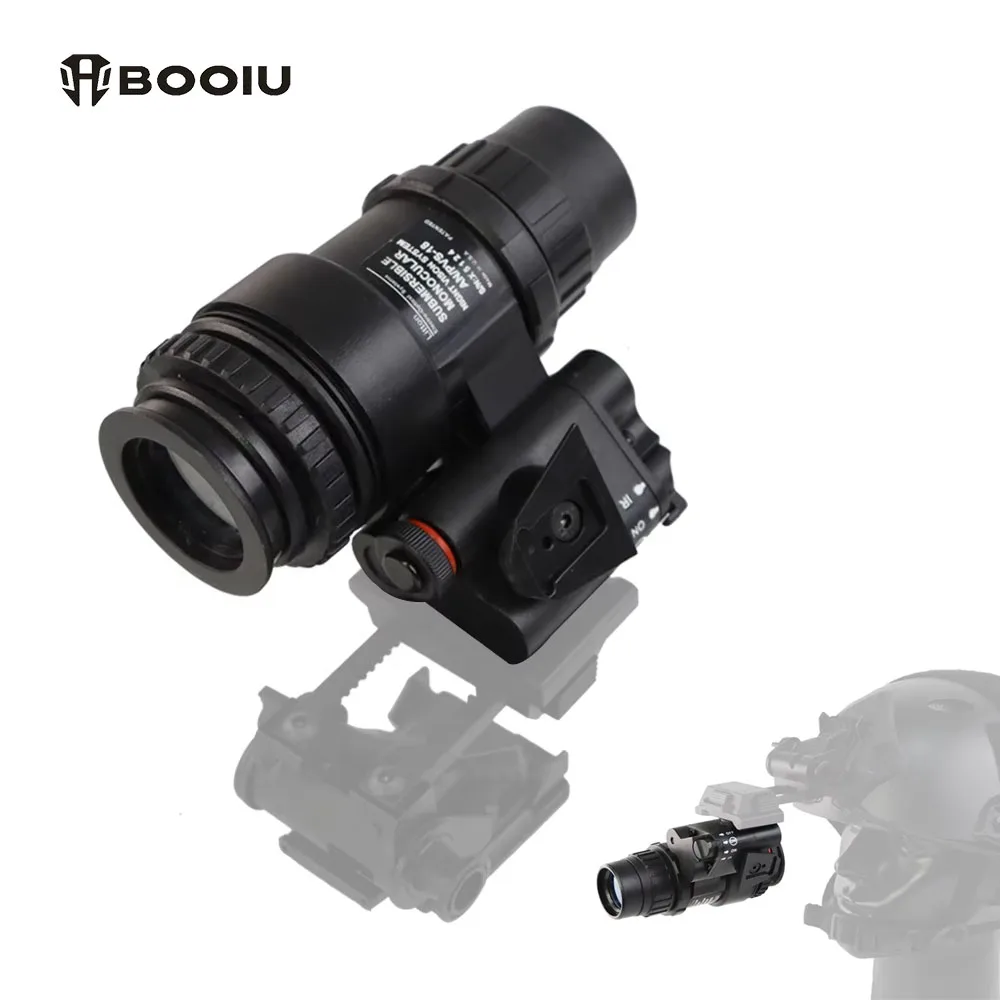 

BOOIU Fast/MH Helmet Single-Tube Night Vision Goggle PVS18 Model L4G24 NVG Helmet ABS Bracket Accessory Without Night Vision