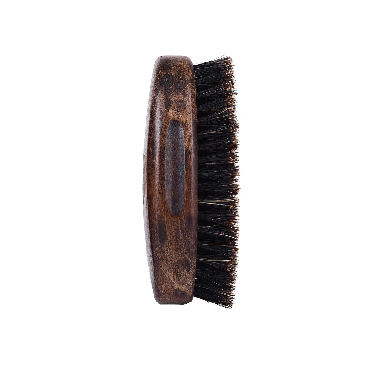 1pcs Boar Bristle Hair Beard Brush Comb for Men Small Soft Beard Brush Pocket Travel Men's Wooden Mustache Brush