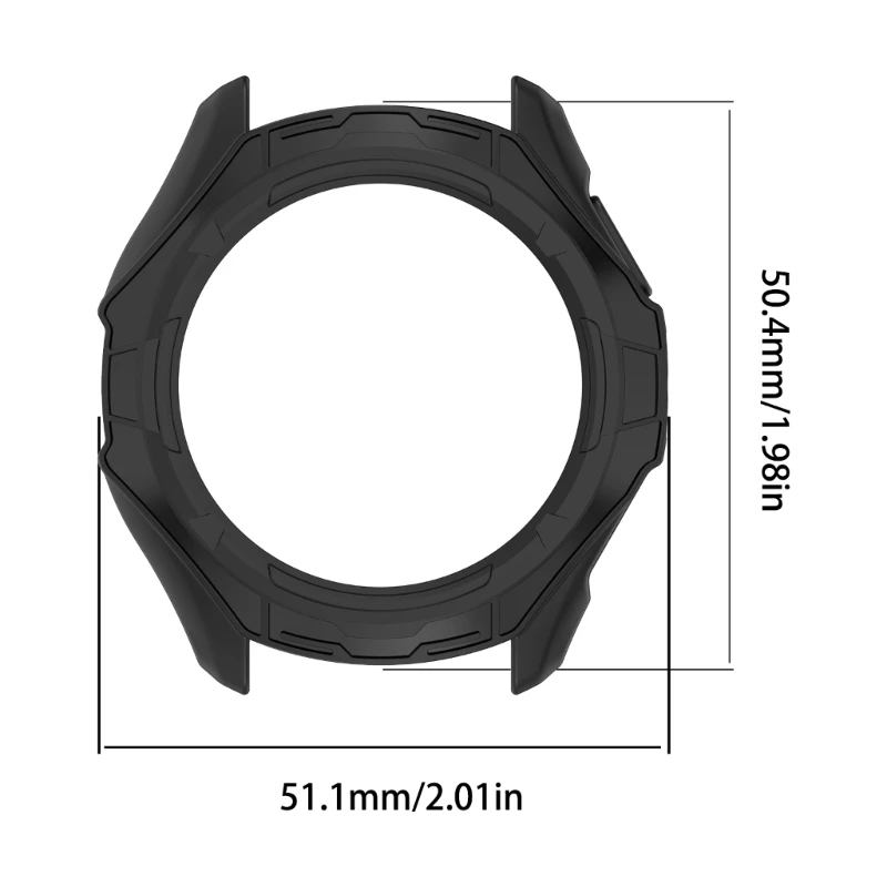 Funda para Smartwatch, funda carcasa protectora ligera, marco silicona para 5
