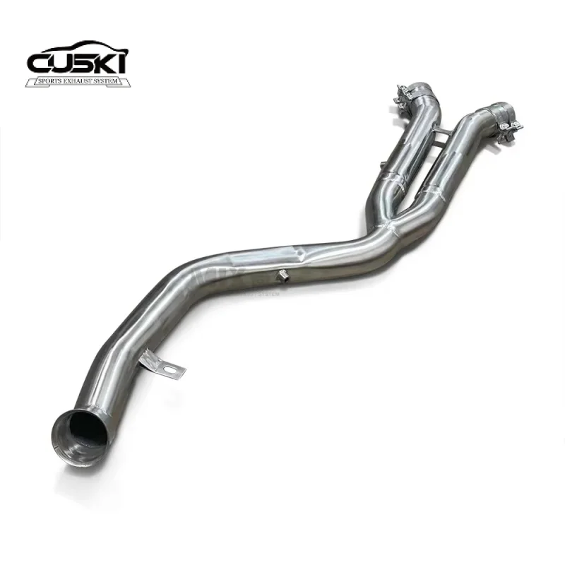 

Stainless steel auto exhaust components suitable for BMW Z4 3.0T G29 2019-2023 high-performance exhaust front and center pipe
