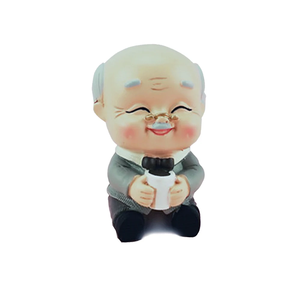 

Cake naments Resin Craft Gr pa Elderly Bride Party Car Mini Lovers Decorations Cartoon Design Home Decor