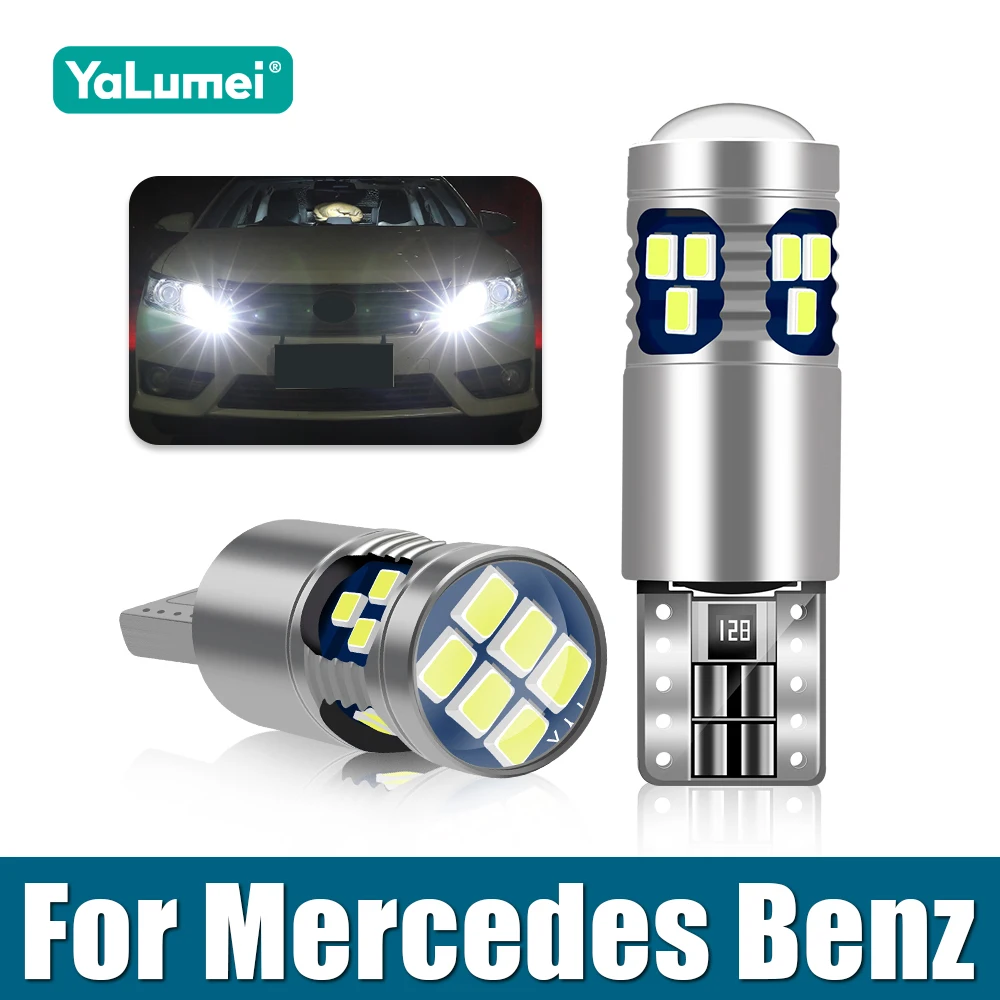 

For Mercedes Benz GL GLA GLK GLC M ML W163 W164 W166 X164 X166 X156 X204 C208 C209 W208 W209 Car LED Parking Lights Accessories