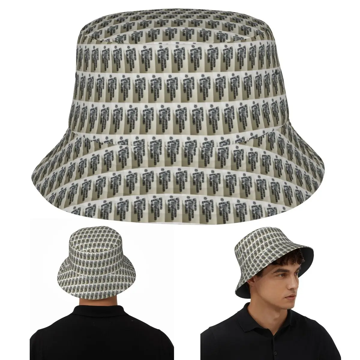 

Хит меня, твердые и мягкие панамы с музыкальным альбомом, шляпа-панама, детские шапки-рыбалки «боб» на лето, шапки для рыбалки, унисекс