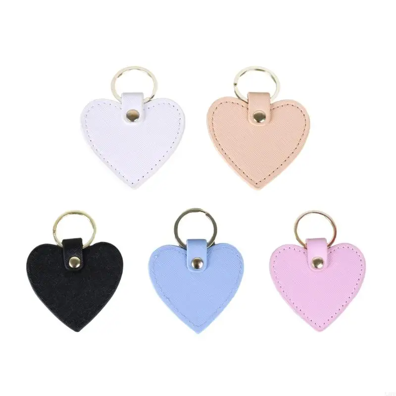 

Elegant Heart Shaped Key Accessory PU Pendant Keychain Cartoon Keyring for Handbags and Backpacks Bag Decoration