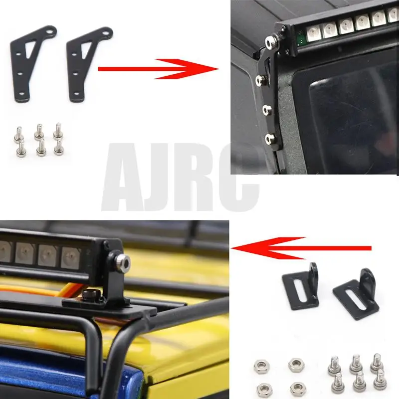 24led Rc شريط إضاءة علوي اللون ل 1/10 التحكم عن بعد الزاحف Scx10 90046 D90 Traxxas Trx-4