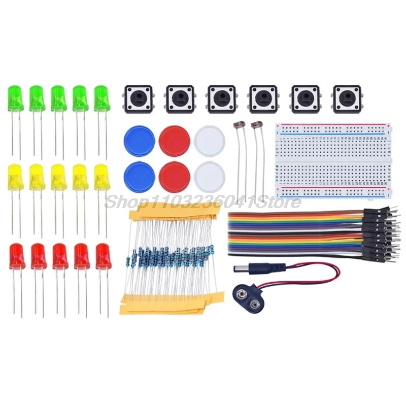 Starter Kit For UNO R3 Mini Breadboard LED Jumper Wire Button For Arduino Diy Kit School Education Lab